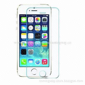 0.3mm Premium Tempered-glass Screen Protector for iPhone 5/5S/5C, 2.5D with Cambered Surface